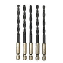 15pcs HSS Hex Shank Drill Bits Set Hexagonal Screw Twist Electric Drills Newly
