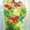 DIY Diamond Art Flower Wreath Mosaic Hanging Craft Rhinestone Wreathes Gifts
