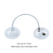 Aluminum Children Safety Door Lock Security Sliding Window Lock Limit for Home