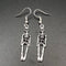 Human Skeleton Pendant Skeleton Earrings Fashion Jewelry Halloween  Earrings