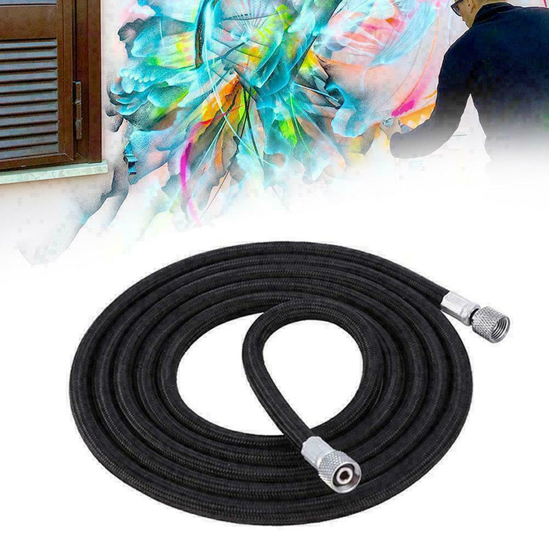 1/8 " BSP Trachea Black Nylon Braided Spray-Gun Airbrush Hose C3S6 G0M2 G9I2