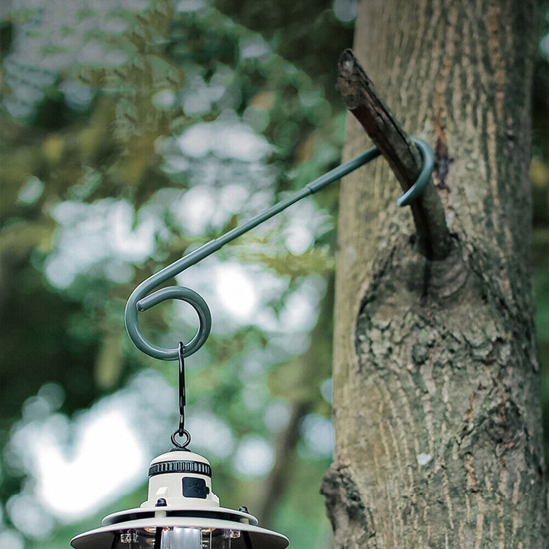 #A Portable Lamp Holder Hook Camping Equipment Anti Slip Lantern Hanger Tools