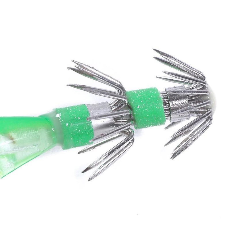 5pcs 9g/10cm Luminous Double-Layer Squid Hooks Artificial Shrimp Lure (1)