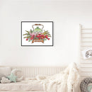 Partial Embroidery Teapot Stamped Canvas 14CT DIY Cross Stitch Kits (J534) Newly