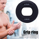 70-80LB Hand Grip Finger Gripper Ring Strength Trainer Exerciser (Black) Newly