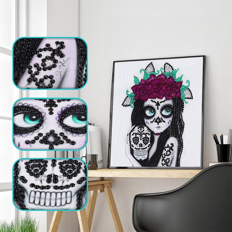 5D DIY Special-shaped Diamond Painting Cross Stitch Rhinestone Craft Home Decor