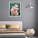 Diamond Painting 5D Pig DIY Full Round Drill Rhinestone Home Decoration Handw