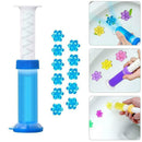 Toilet Deodorant Bathroom Spray Air Freshener Bowl Flower Gel Cleaner C8E1