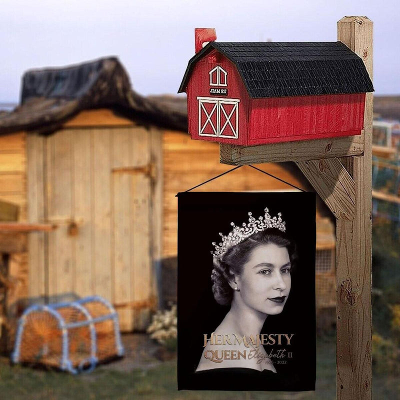 British Queen 96Years Old 1926-2022 Queen's Death Flag Rest In Peace Elizabeth.