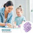 #A 4 Pairs Wrist Spa Washband Wash Towel Band Scrunchies for Washing Face Reusab