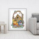 Part Embroidery Autumn Impression Counted Cross Stitch 14CT Cotton Kits