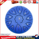 6 inch 11 Tune Musical Instrument Steel Tongue Drum for Beginner (Blue) Newly