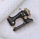 1PC Retro Sewing Machine Black Brooch Pin Jewelry Party Gift Creative Crafts