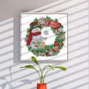Christmas Wreath Diamond Painting Kit Partially Specially Shaped Drilling Decor (HB2