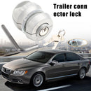 Anti-Theft Trailer Parts Ball Lock Hitch Lock for Coupling Tow Caravan Silv