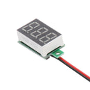 0.36inch LED Display Digital Voltmeter TwoLine 4.5-30V Voltmeter(Red)