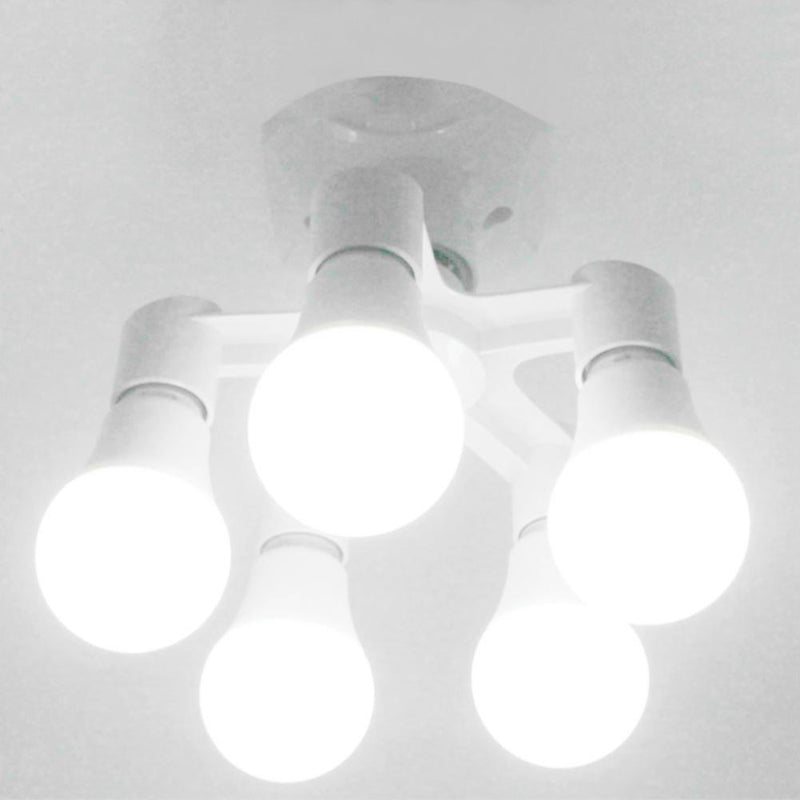 3PC 3 in 1/4 in 1/5 in 1 E27 to E27 Base Socket Splitter LED Light Lamp (B)
