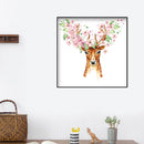 DIY Mosaic Full Round Drill Painting Kit Flower Deer Diamond Drawing Gift