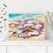 Sea Shells Oil Paint By Numbers Kits DIY Handpainted on Canvas Wall Art