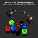 2pcs Bike Handlebar Tape Ring Anti-Skid Bicycle Handle Strap Sleeve (Blue)