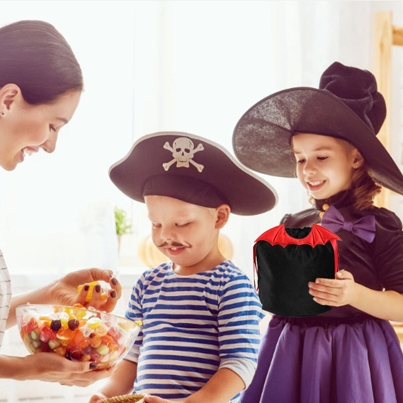 5pcs Jewelry Bag Cute Soft Velvet Halloween Gift Pouch Festive Party Decorations