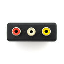 Game Adapter Input Plug 21PIN Scart Male to 3RCA Female For PS4 WII DVD VCR