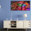 Hand Painted on Canvas DIY Colored Light Oil Paint By Numbers Drawing Kit Craft