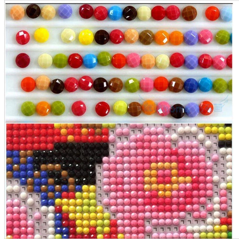 5D Rhinestone Diamond Painting Cross Stitch DIY Embroidery Mosaic Decor Newly