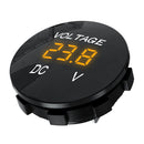 D3 Car Motorcycle DC 12-24V Digital Panel Voltmeter Voltage Meter (Orange) Newly