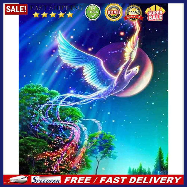 5D Diamond Painting Kit Animal Full Round Drill DIY Mosaic Wall Art Crafts Se