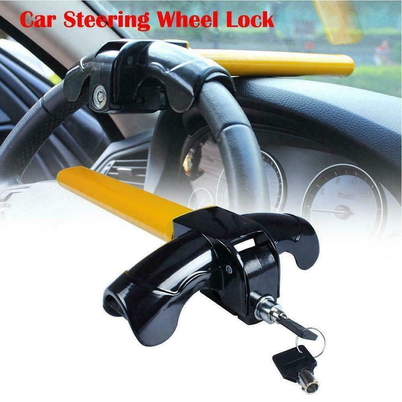 Anti-Theft Car Steering Wheel Lock T Shape High Security For Car Lock S4Y5