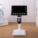 8 LED Digital Microscope Electronic LCD 1000X Magnifier w/ Bracket (White) Newly