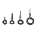 O Ring 2.5#-10# Fishing Rod Guide Tip Repair Kit Single Leg Eye Ceramic Ring