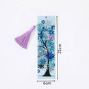 Leather Tassel Flowers Letter DIY Special Shaped Diamond Best Bookmark U0N2 O0D9