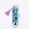 Leather Tassel Flowers Letter DIY Special Shaped Diamond Best Bookmark U0N2 O0D9