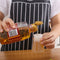 Silicone Oil Bottle with BBQ Grill Oil Brush Baking Kitchen Tools (Blue)