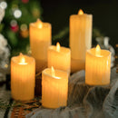 Flameless LED Candles Light Flickering Pillar Lights Wedding Party Home Decor