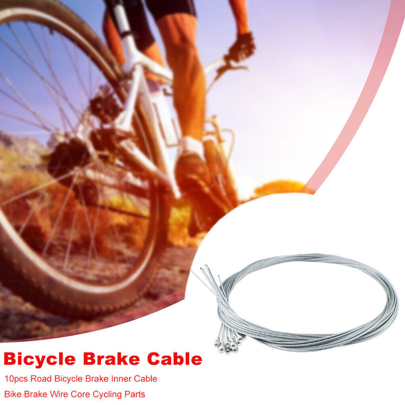 10x Road Bicycle Brake Inner Cable Bike Brake Wire Core Cycling Replacement Part