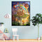 DIY Sky City and Rainbow Printed Cross Stitch Full Cotton Handmade Embroidery
