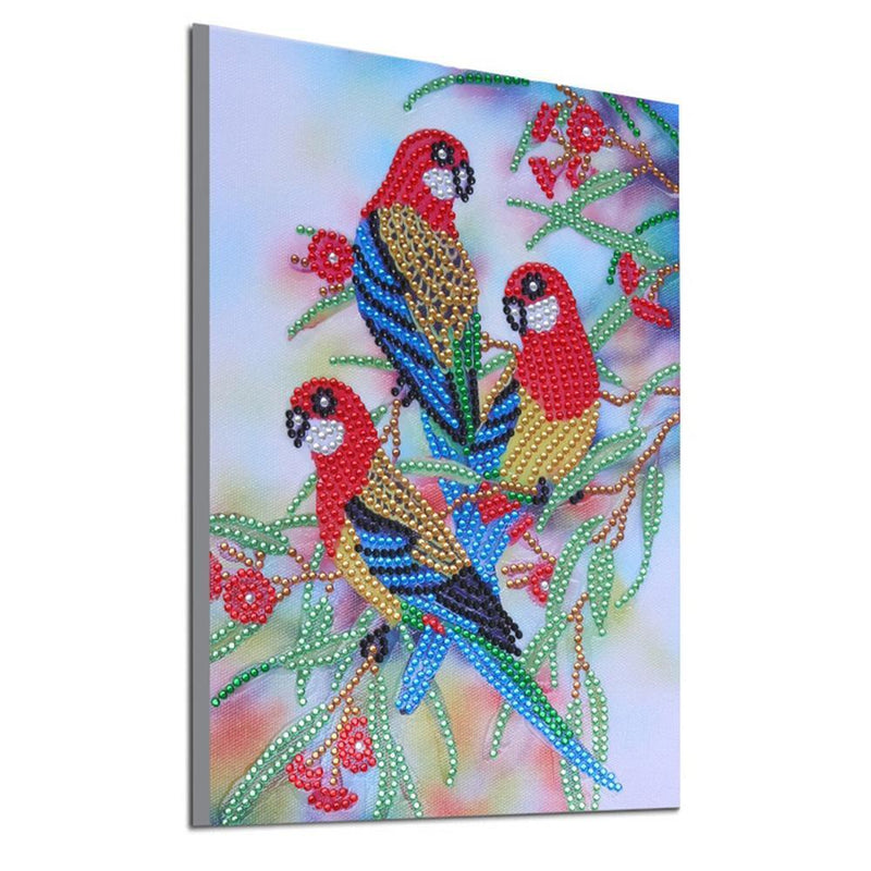 5D DIY Special Shaped Diamond Painting Parrot Cross Stitch Embroidery Kits