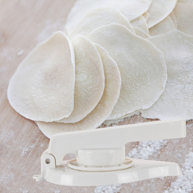 Dumpling Skin Noodle Pressing Dough Mould Maker Pie Pastry Tools (B White) Newly