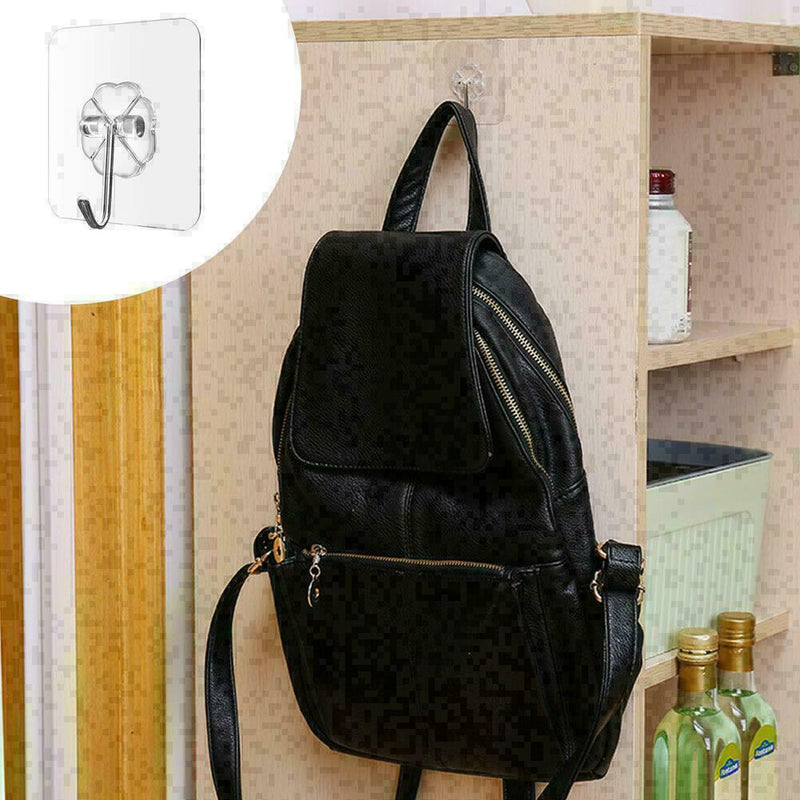 1PC Strong Transparent Suction Cup Sucker Wall Hooks N2W9 M3J9 Kitchen X8A9 R4T1