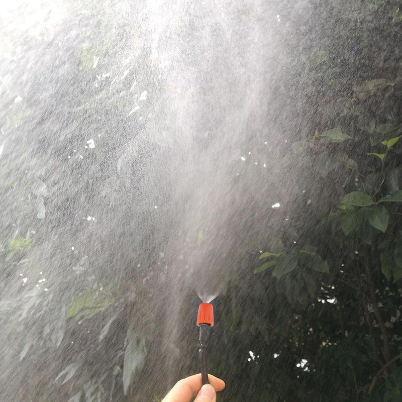30pcs Adjustable Micro Barbed Nozzle Misting Sprinklers Irrigation Sprayer