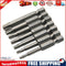 7pcs Woodworking Hex Driver Screwdriver Bit Set Electric Drill Flat Heads
