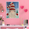 Frameless Oil Paint By Numbers Gnome DIY Canvas Picture Craft for Home