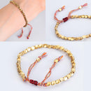 Thread Handmade Jewelry Bracelets Copper Beads Lucky Rope Braided Bangles