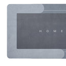 Nordic Style Entrance Doormat Absorbent Floor Bathroom Rug Carpet (A Blue) Newly