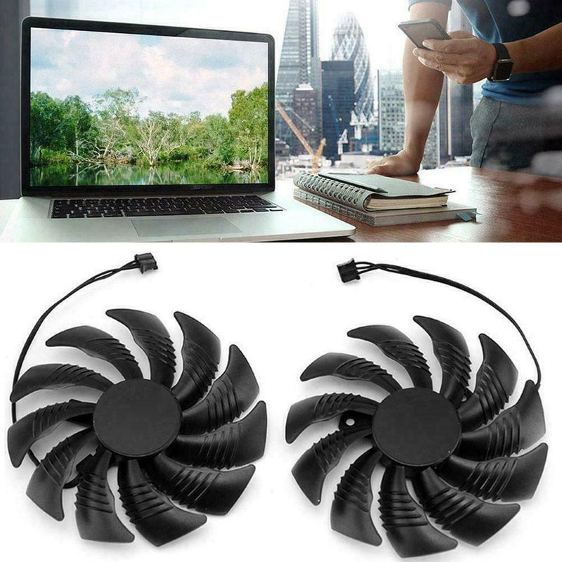 For Gigabyte GTX 1050 1060 1070 960 RX 470 480 570 Card 580 Fan Graphics E7D8