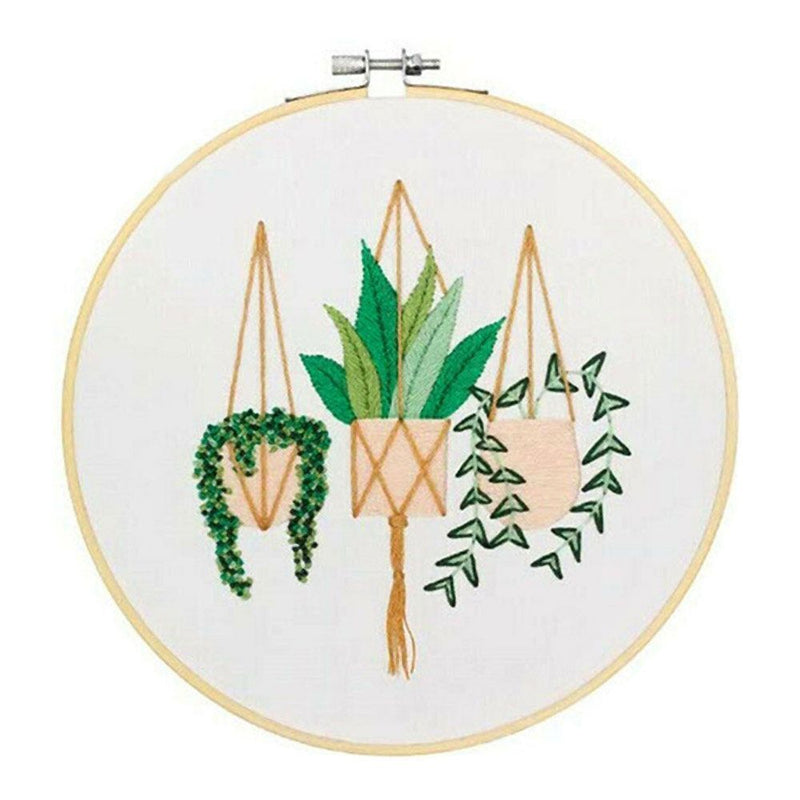 Decoration Embroidery Starter Kit Cloth Threads Tools DIY Cross Stitch Suits