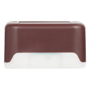 4x Solar Deck Step Wall Lights Stairs Fence Decor Lamps (Brown/Warm Light) Newly